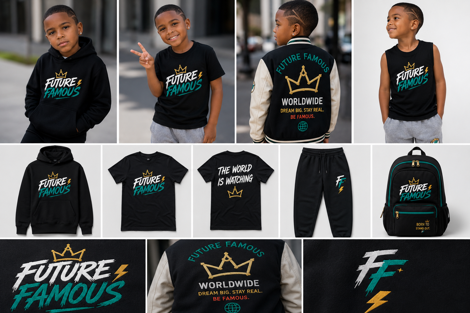 Future Famous kids streetwear collection